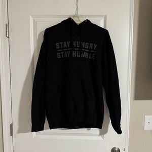 Black Stay Hungry Stay Humble Hoodie